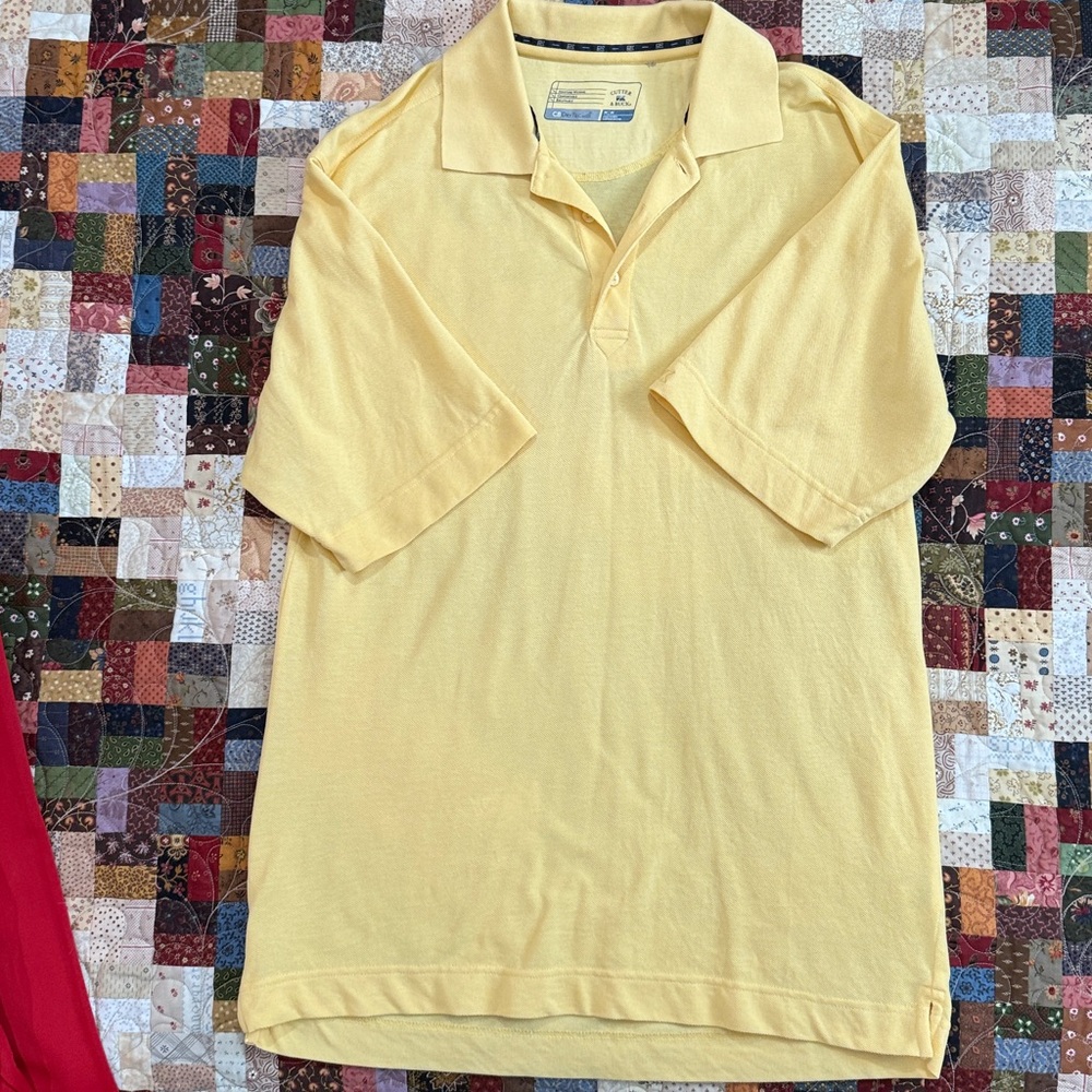 Cutter & Buck Yellow Polo Shirt